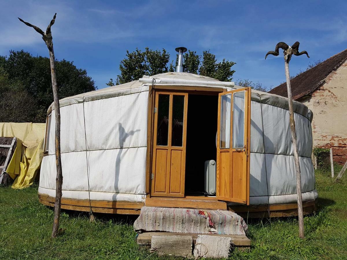Nomád jurta Zalakaros mellett Zalamerenye Exterior foto